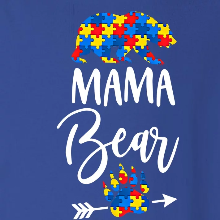 Autism Awareness Mama Bear Momma Gift Toddler Long Sleeve Shirt