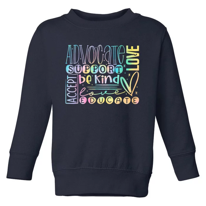 Autism Awareness Mashup Toddler Sweatshirt