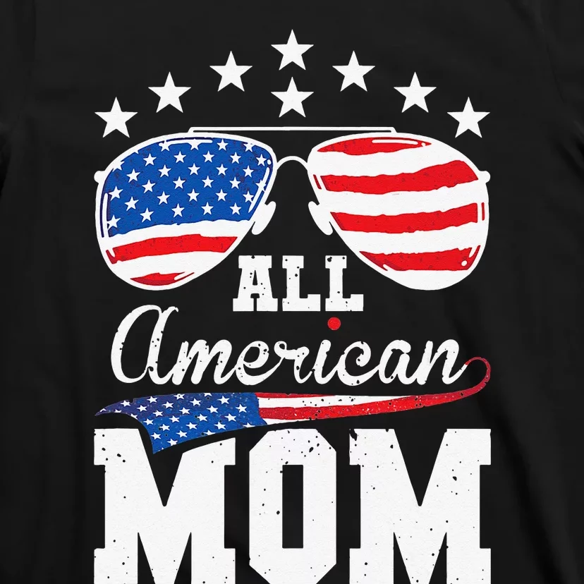 All American Mom 4th of July Matching Family T-Shirt