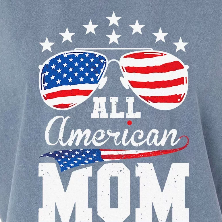 All American Mom 4th of July Matching Family Garment-Dyed Women's Muscle Tee