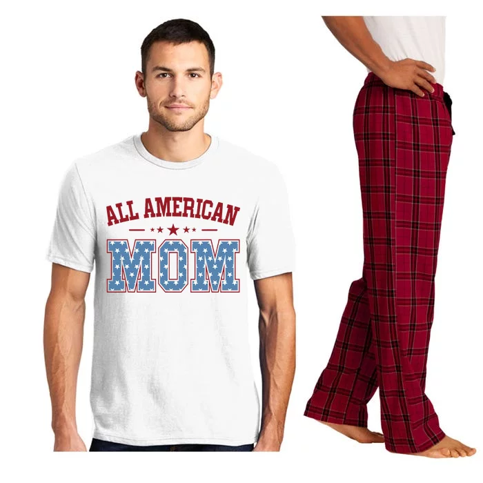 All American Mom Matching Family 4th Of July Pajama Set