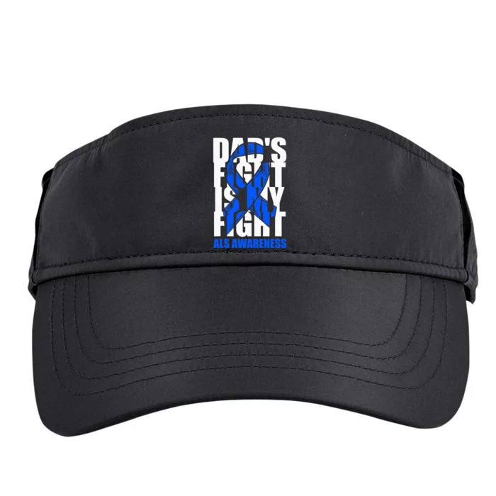 ALS Awareness Month Blue Ribbon Dads Fight May Support Adult Drive Performance Visor