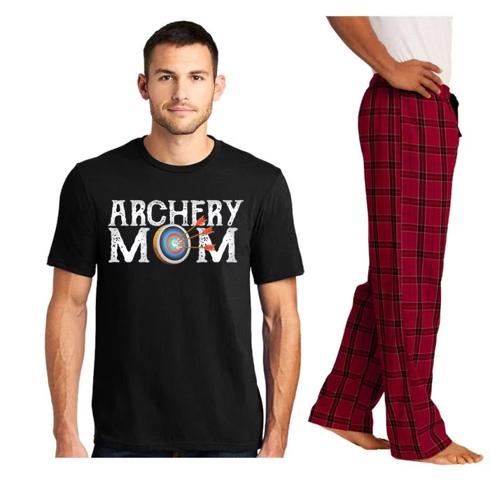 Archery Archer Mom Target Proud Parent Bow Arrow Gift Pajama Set