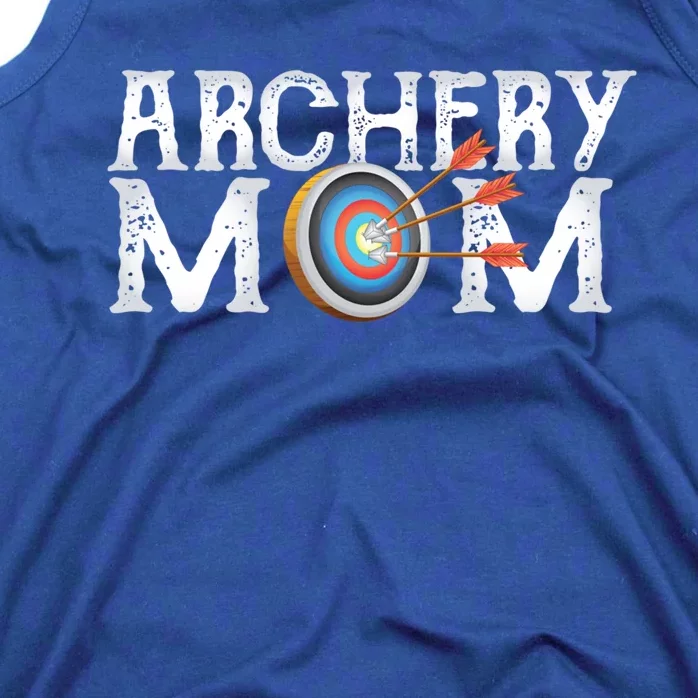 Archery Archer Mom Target Proud Parent Bow Arrow Gift Tank Top