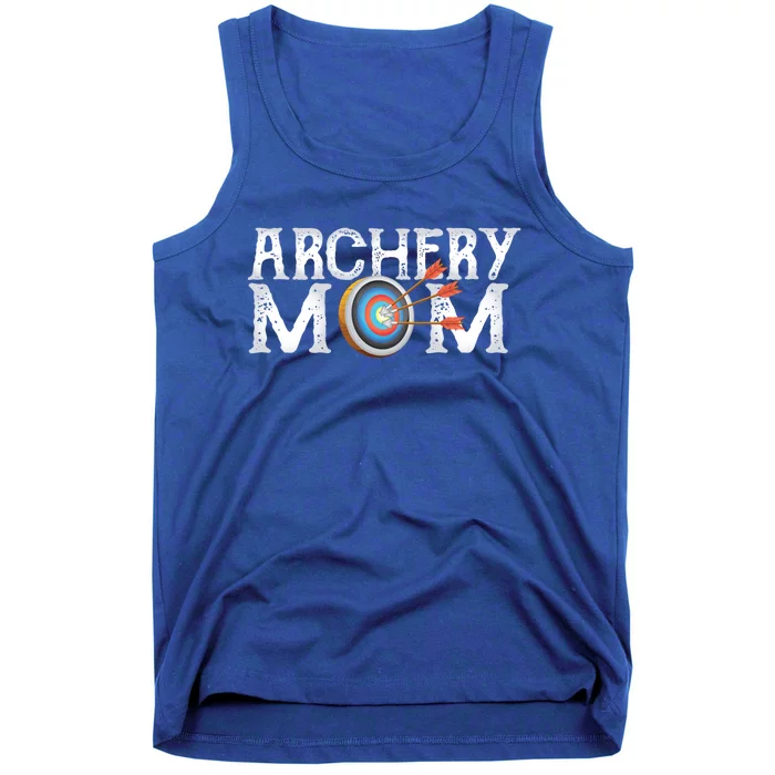 Archery Archer Mom Target Proud Parent Bow Arrow Gift Tank Top