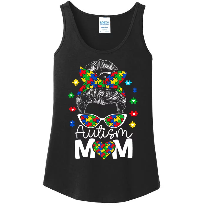 Autism Awareness Mom MotherS Day Celebration Ladies Essential Tank