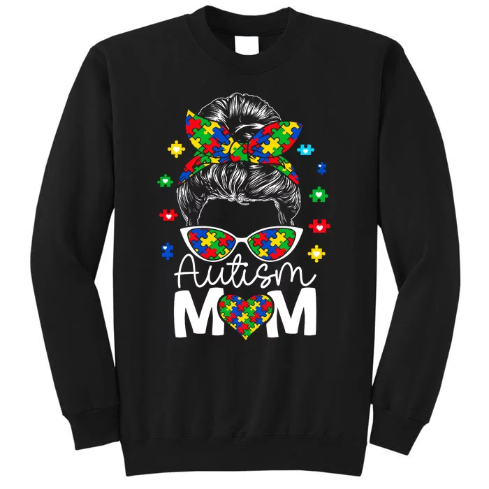 Autism Awareness Mom MotherS Day Celebration Tall Sweatshirt