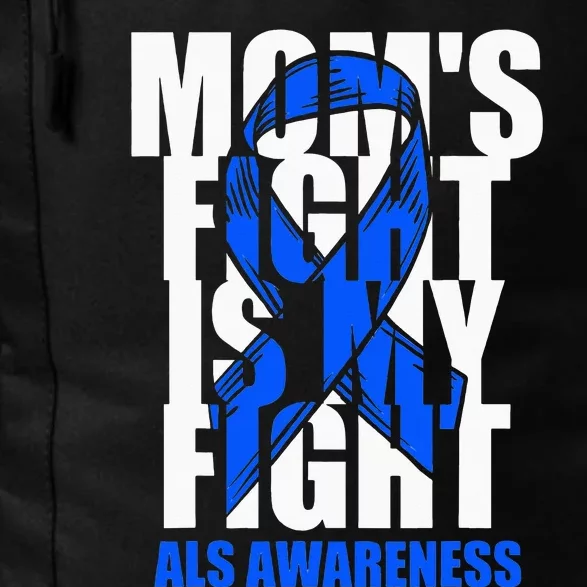 ALS Awareness Month Blue Ribbon Moms Fight May Support Daily Commute Backpack