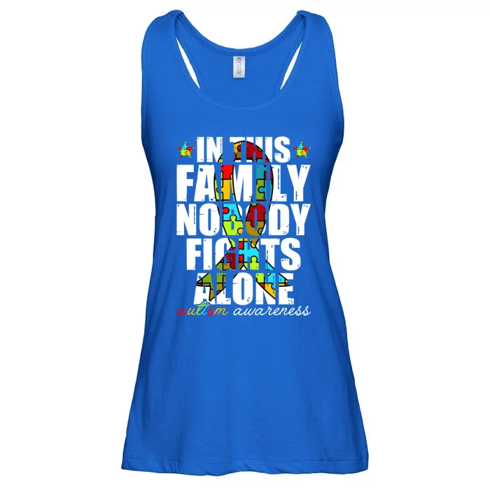 Autism Awareness Month Family Support Mom Son Daughter Gift Ladies Essential Flowy Tank