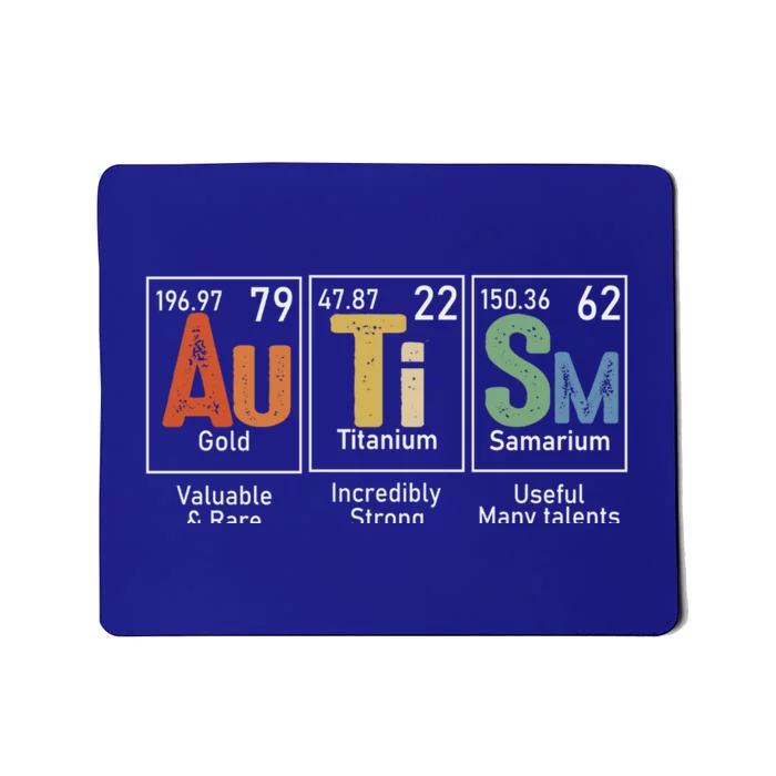 Autism Awareness Month Periodic Table Elets Gift Mousepad