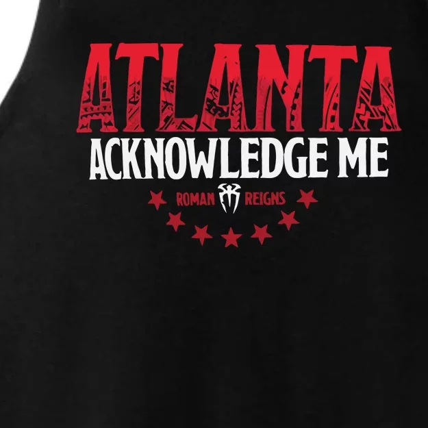 Atlanta Acknowledge Me Ladies Tri-Blend Wicking Tank