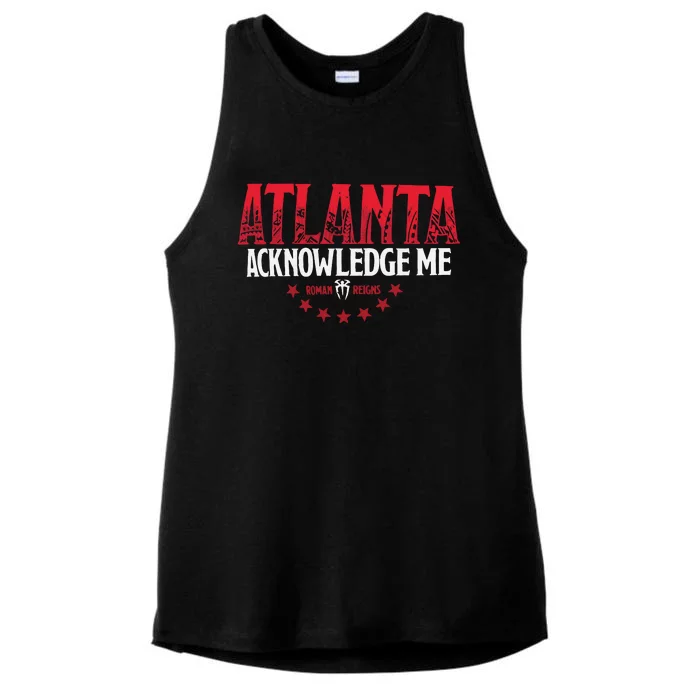 Atlanta Acknowledge Me Ladies Tri-Blend Wicking Tank