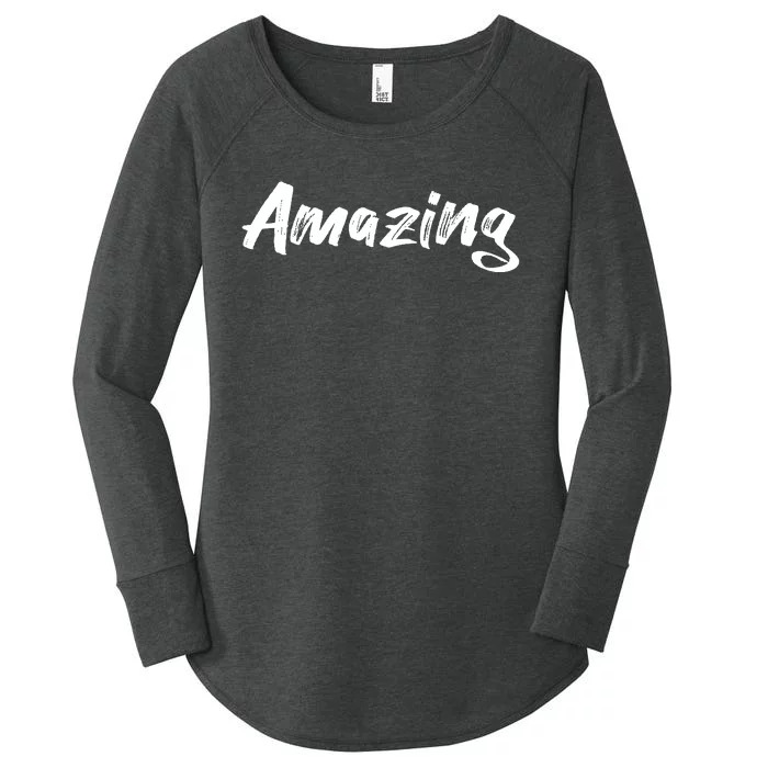 Amazing Women's Perfect Tri Tunic Long Sleeve Shirt