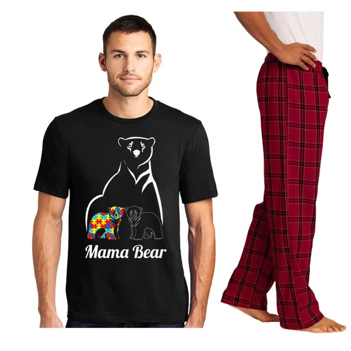 Autism Awareness Mama Bear Mom Autistic Child Pajama Set