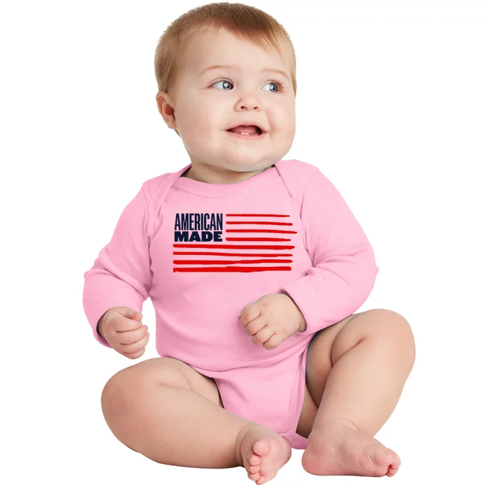 Awakenwithjp American Made Baby Long Sleeve Bodysuit