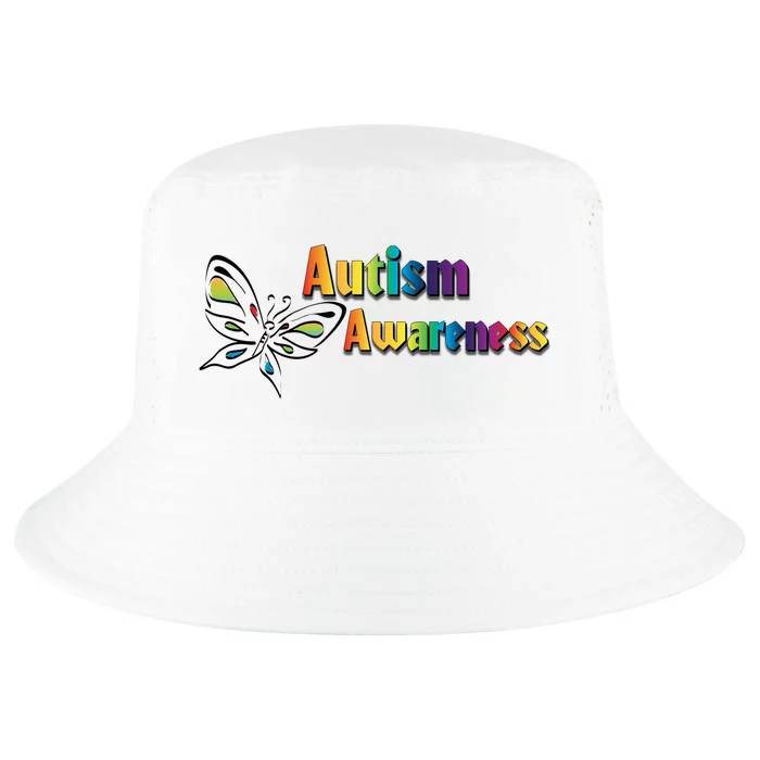 Autism Awareness Month Minimalist Butterfly Cool Comfort Performance Bucket Hat