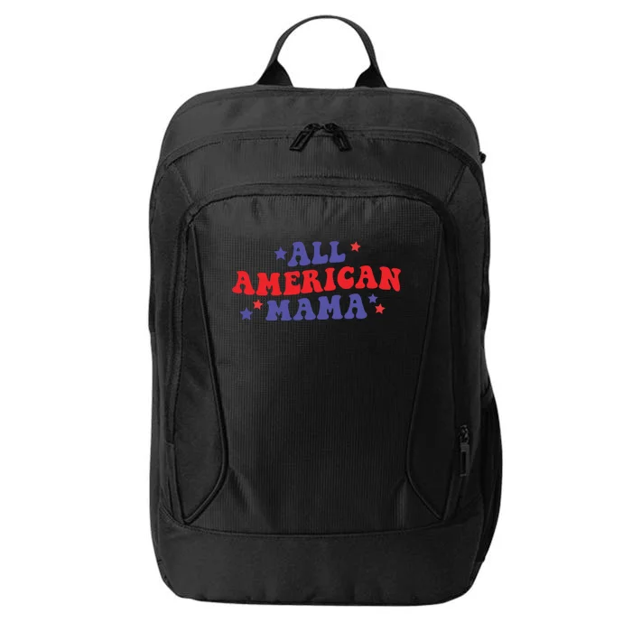 All American Mama Independence Day Gift City Backpack