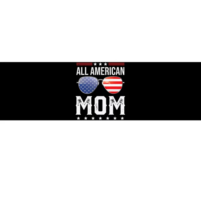 All American Mom Matching Family Fourth 4th of July American Bumper Sticker