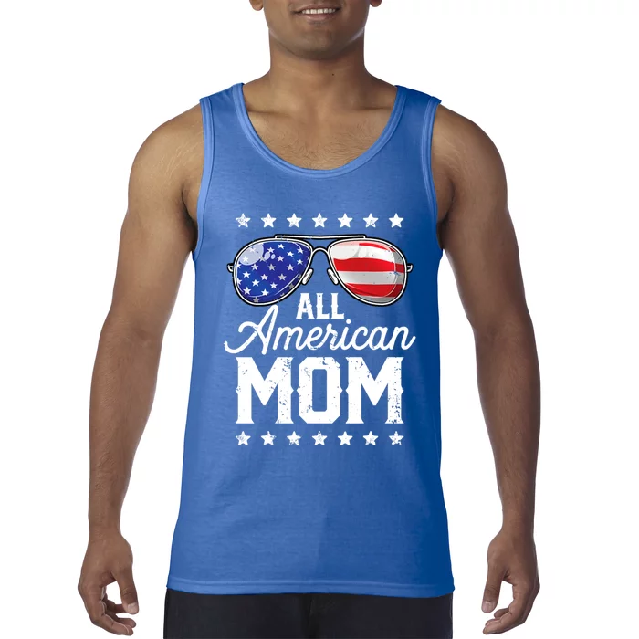 All American Mom 4th Of July Mothers Day Mommy Cool Gift Tank Top