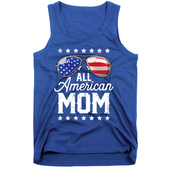 All American Mom 4th Of July Mothers Day Mommy Cool Gift Tank Top