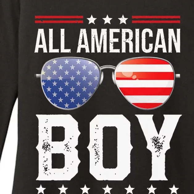 All American Matching Family Fourth 4th of July American Womens CVC Long Sleeve Shirt