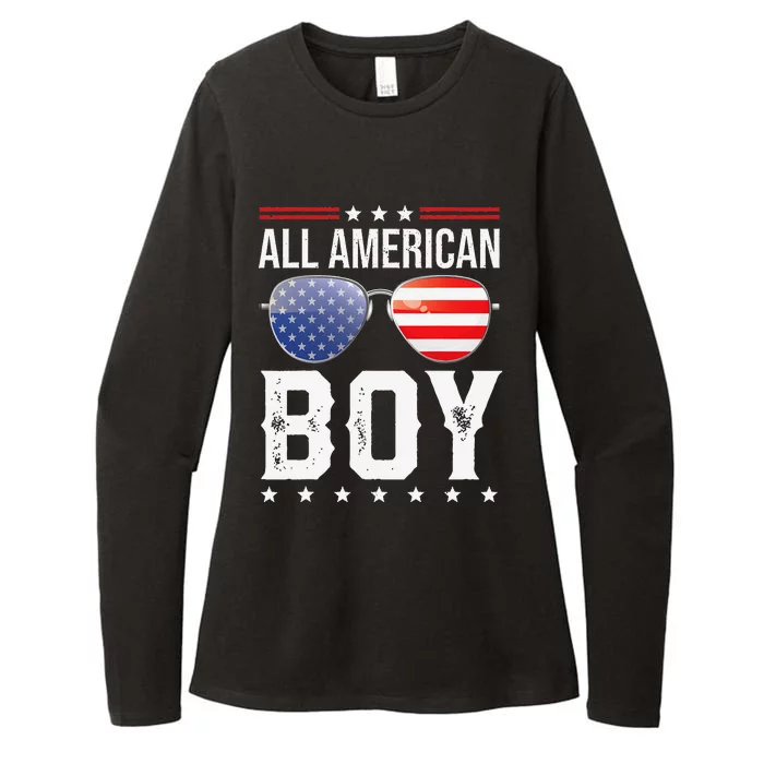 All American Matching Family Fourth 4th of July American Womens CVC Long Sleeve Shirt