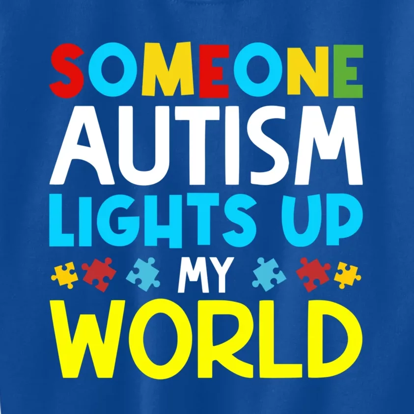 Autism Awareness Month World Autism Awareness Day 2024 Meaningful Gift Kids Sweatshirt