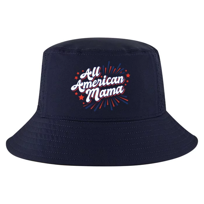 All American Mama Gift Cool Comfort Performance Bucket Hat