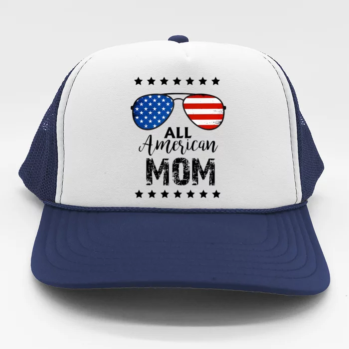 All American Mom 4th Of July Family Matching Trucker Hat