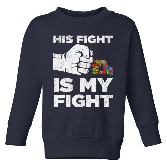 Autism Awareness Mom Dad Parents Autistic Awareness Toddler Sweatshirt