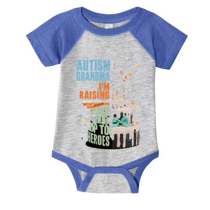 Autism Awareness Mom: Raising A Groovy Hero Cute Gift Infant Baby Jersey Bodysuit