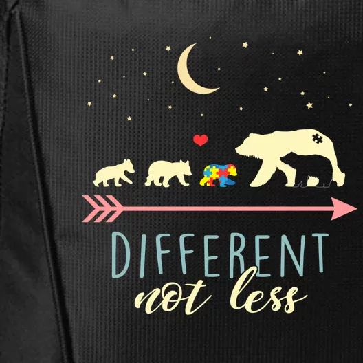 Autism Awareness Mama Bear Different Not Less City Backpack