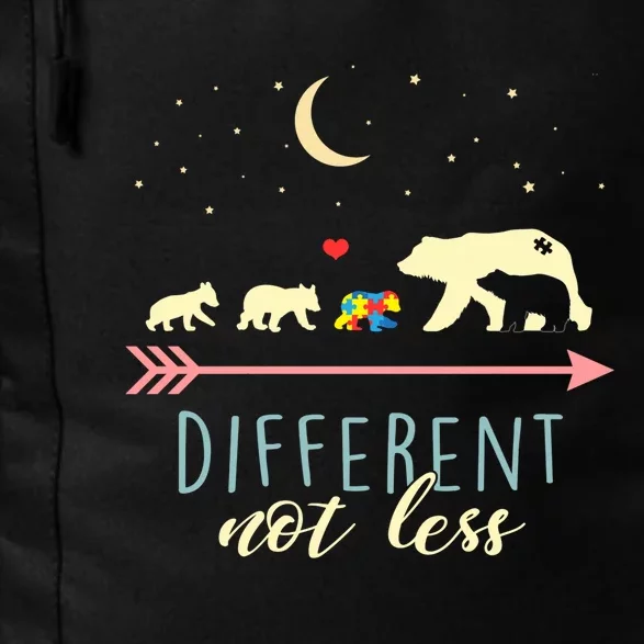 Autism Awareness Mama Bear Different Not Less Daily Commute Backpack