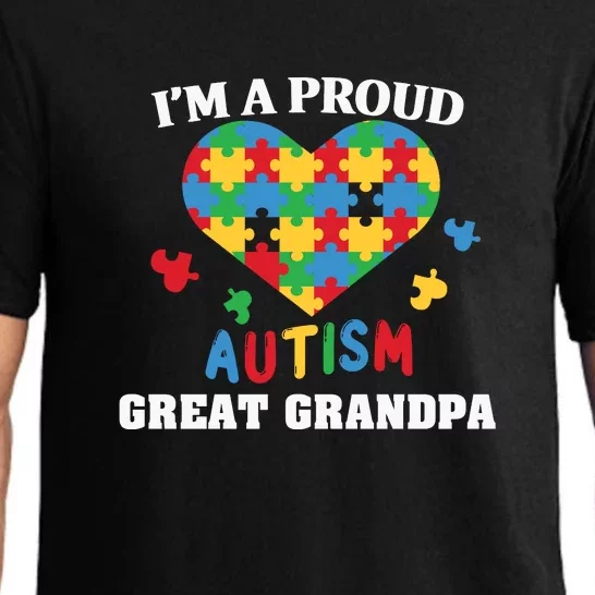 Autism Awareness Month I'm Proud Autism Great Grandpa Awareness Mother'sDay Pajama Set