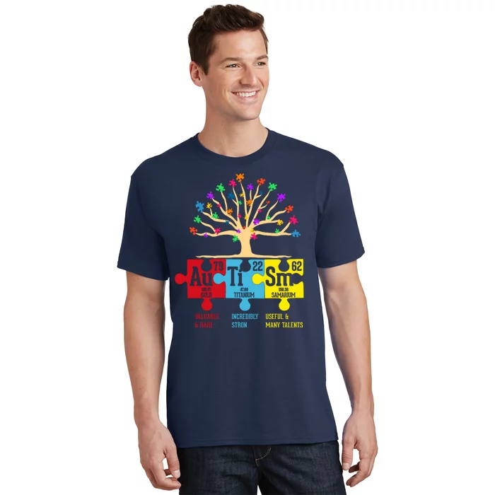 Autism Awareness Month Table Of Elements T-Shirt