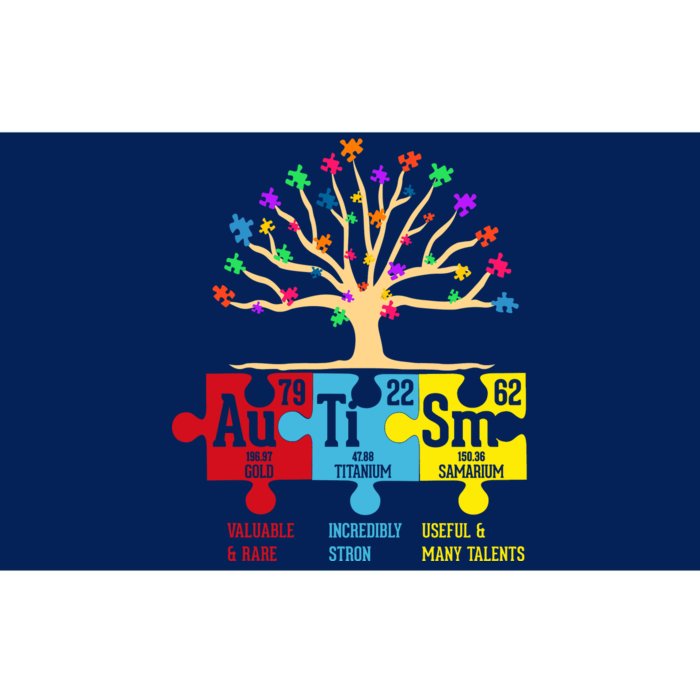 Autism Awareness Month Table Of Elements Bumper Sticker