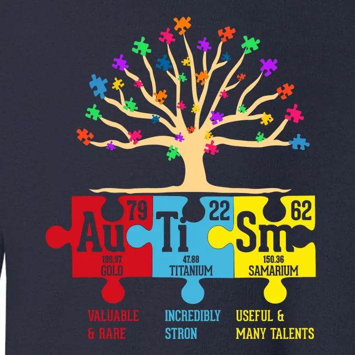 Autism Awareness Month Table Of Elements Toddler Sweatshirt