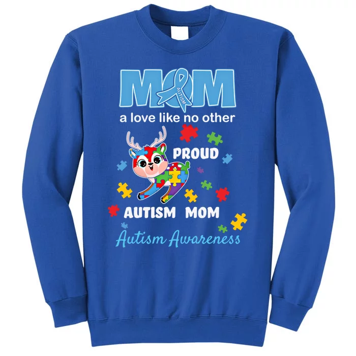 Autism Awareness Mom Mother Love Proud Autism Mama Deer Gift Sweatshirt