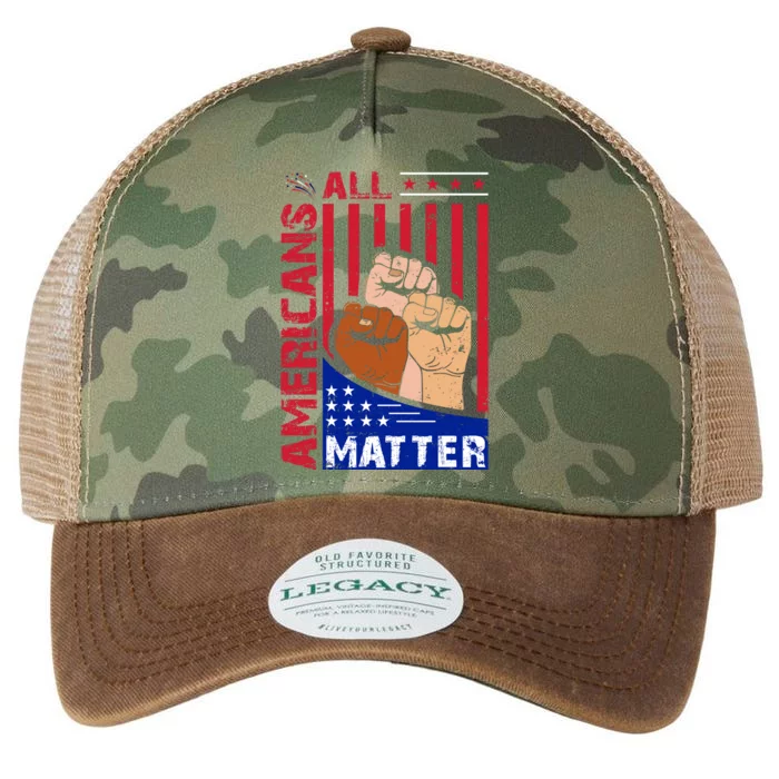 All Americans Matter Legacy Tie Dye Trucker Hat