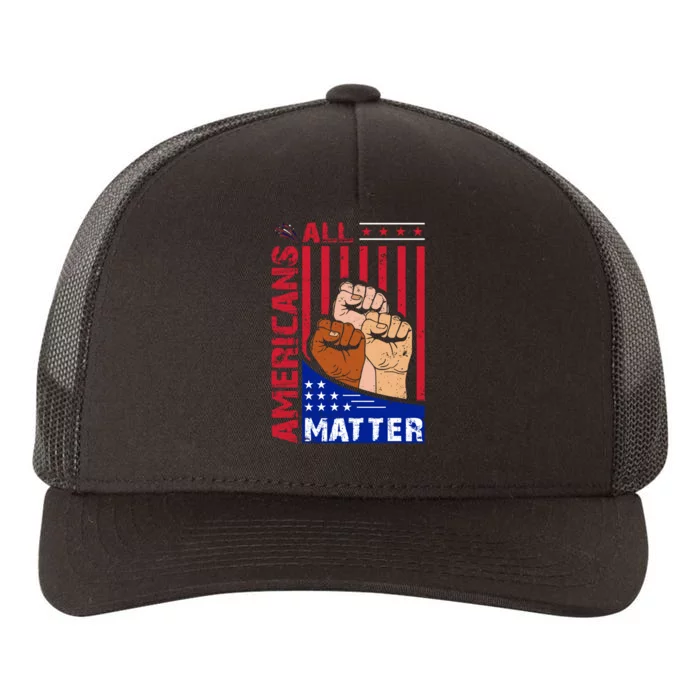 All Americans Matter Yupoong Adult 5-Panel Trucker Hat