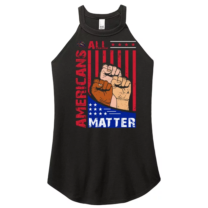 All Americans Matter Women’s Perfect Tri Rocker Tank