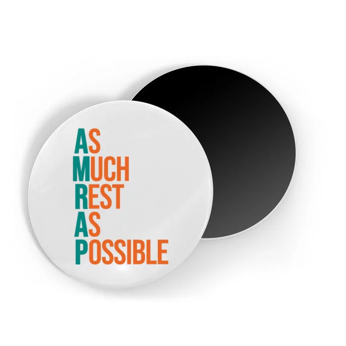 AMRAP As Much Rest As Possible Funny Magnet