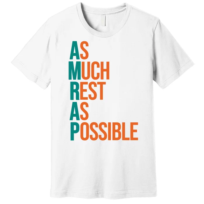 AMRAP As Much Rest As Possible Funny Premium T-Shirt