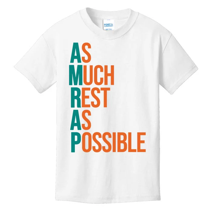 AMRAP As Much Rest As Possible Funny Kids T-Shirt