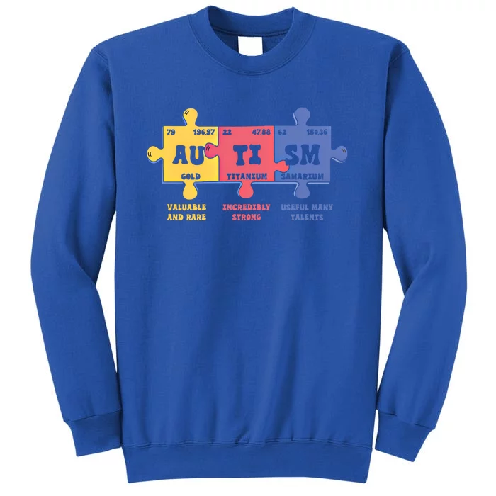 Autism Awareness Month Elets Periodic Table Design Cute Gift Sweatshirt