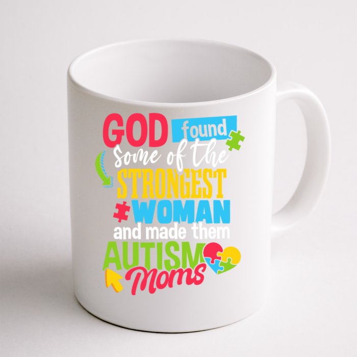 Autistic Awareness Month Autism Mom Cute Gift Front & Back Coffee Mug