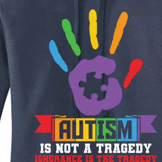 Autism Awareness Month Teacher Paraprofessionals Acceptance Meaningful Gift Women's Pullover Hoodie