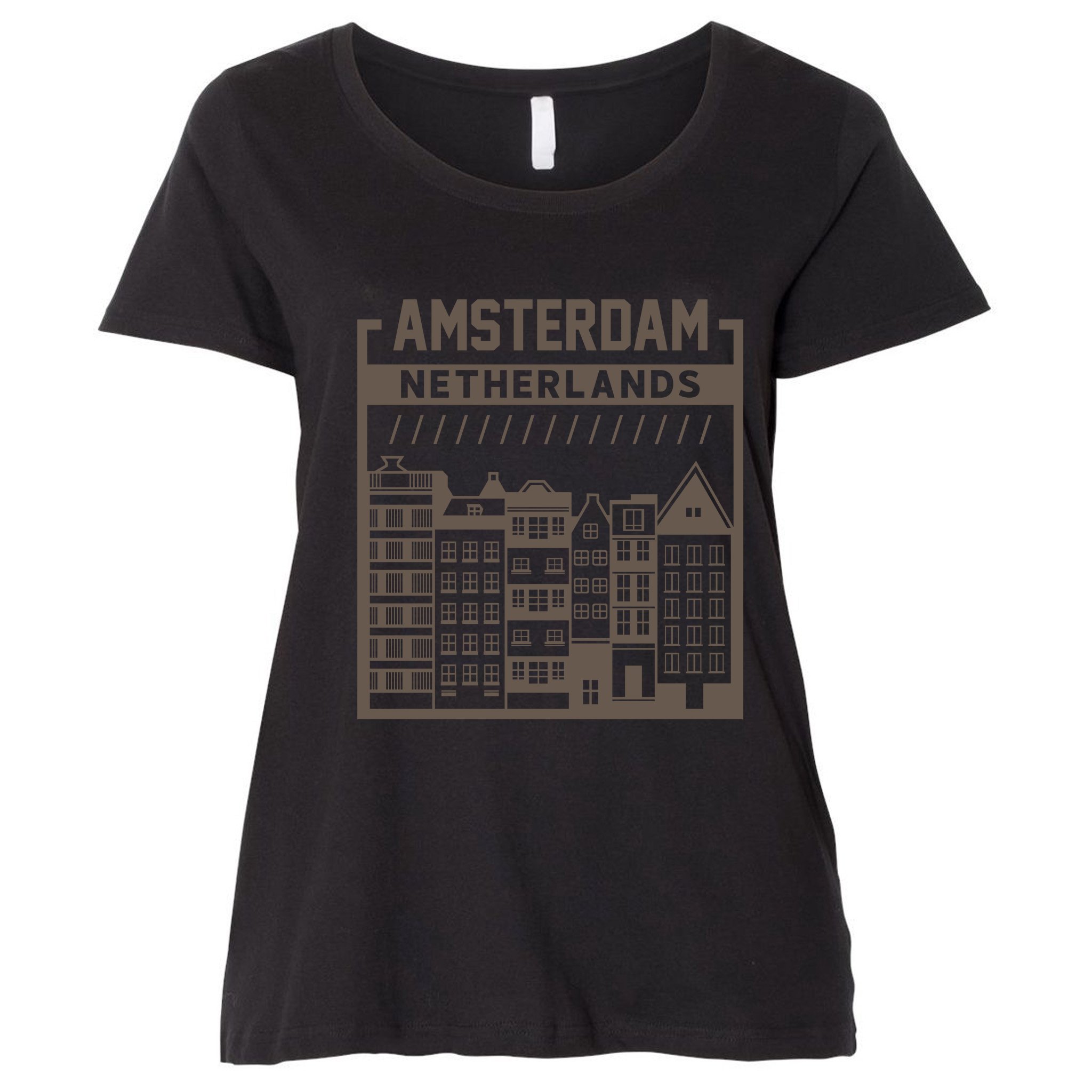 Amsterdam Women's Size T-Shirt | TeeShirtPalace