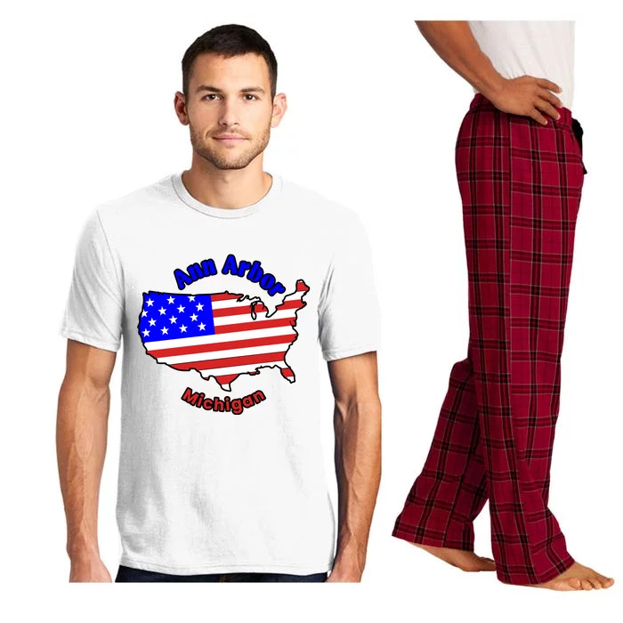 Ann Arbor Michigan Pajama Set