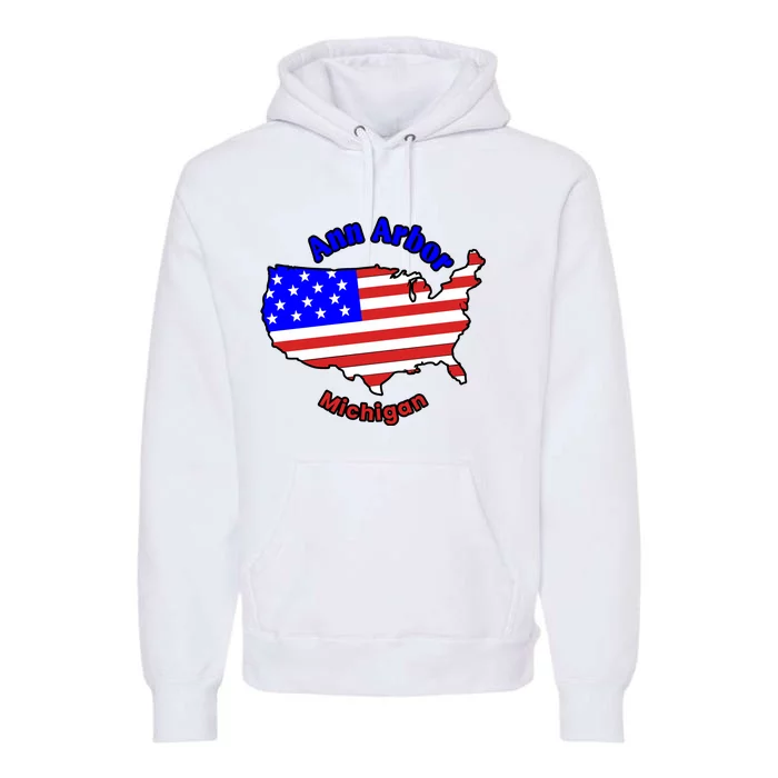 Ann Arbor Michigan Premium Hoodie